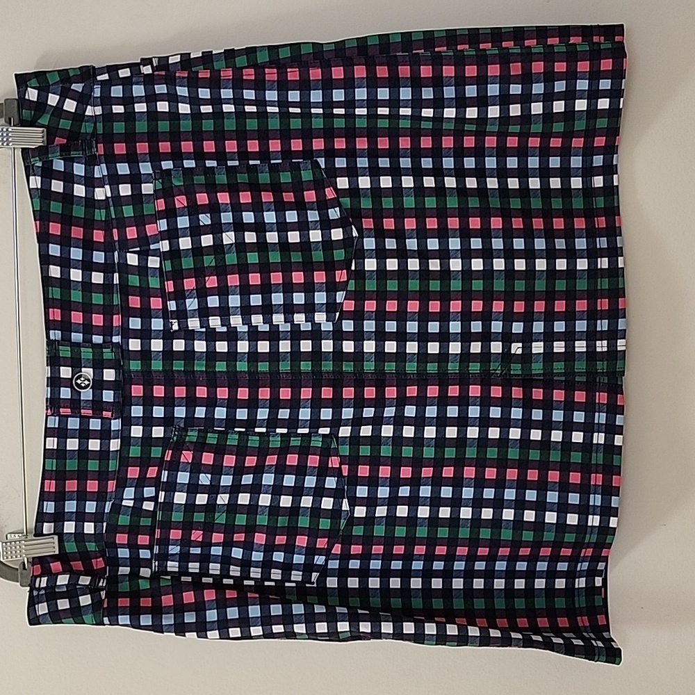Jofit Buffalo Check SignaturePlaid Women's Skirt Blue, Pink, Green Size 14 - Picture 9 of 16